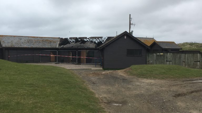 northam burrows burnt out after summer fire