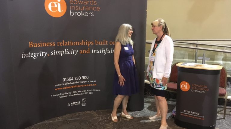 Sandy Edwards talking to Lynne Barker from Mersey Synod
