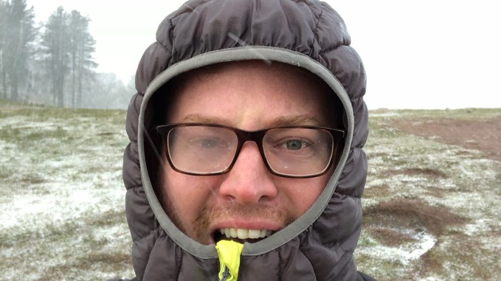 Chris on his first Kilimanjaro walk